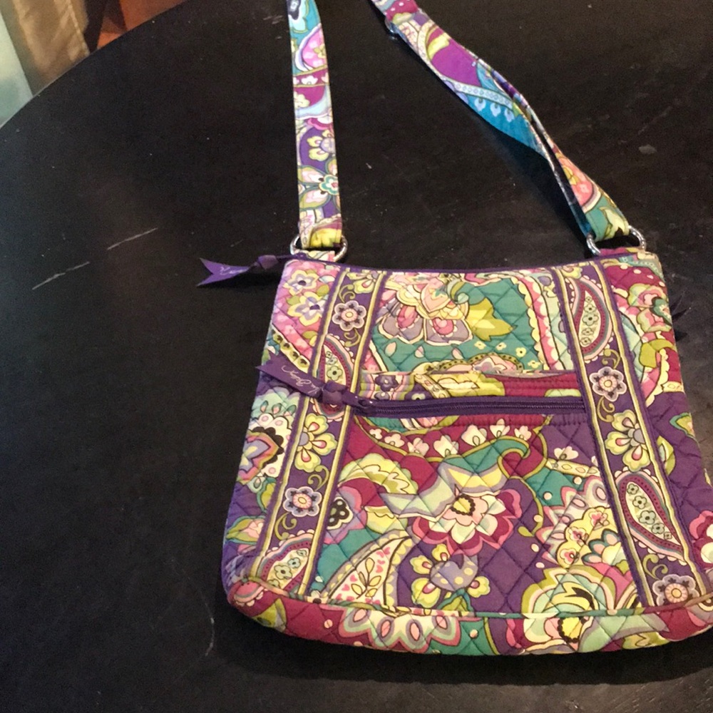 Nearly New  Quilted Vera Bradley Crossbody Purse